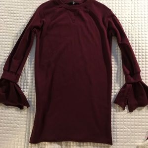 Missguided sweatshirt dress size 2